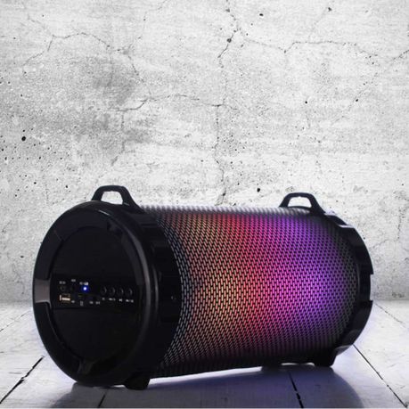 polaroid portable led boombox