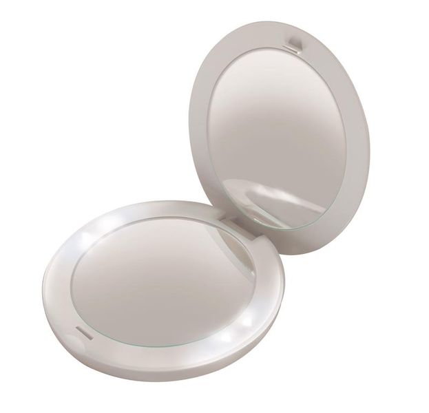 Homedics Spa Compact LED Beauty Mirror - White