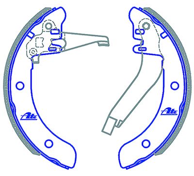 ATE Brake Shoes - Toyota Corolla, Conquest, Tazz