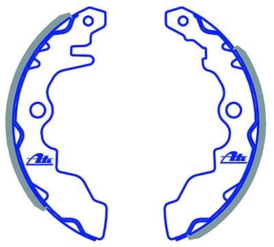 ATE Brake Shoes - Tata Indica, Indigo