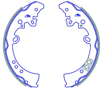 ATE Brake Shoes - Toyota H-Lux 4 x 2 2005-