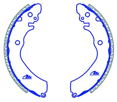 ATE Brake Shoes - Toyota Avanza 2006-