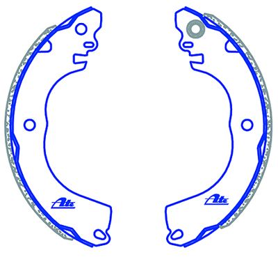 ATE Brake Shoes - Mahindra Bolero