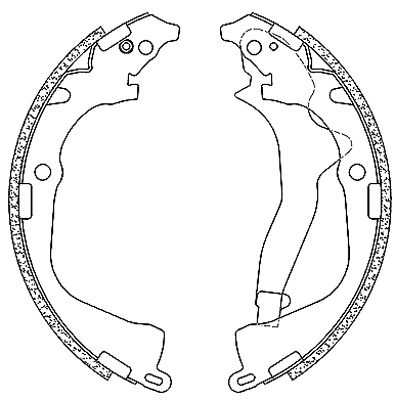 GIRLOCK Brake Shoes - Toyota Quantum 2015-