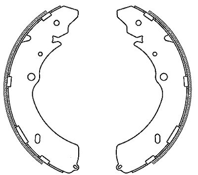 GIRLOCK Brake Shoes - Isuzu KB, P190, D-TEQ