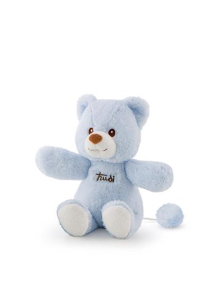 Trudi Cremino Bear Music Box Mozarts Lullaby - Light Blue (26cm)