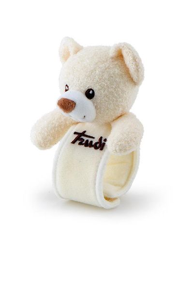 Trudi Cremino Wrist Rattle Bear - Ivory