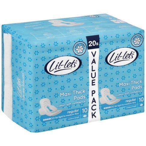 Lil-lets Maxi Regular Scented Pads - 20's