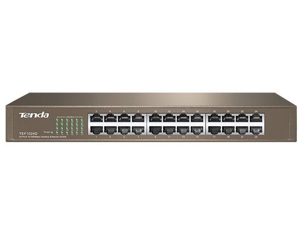 Tenda 24 Port Fast Ethernet Rack Mount Switch