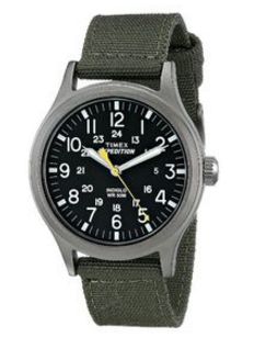 Timex Men's Expedition Scout Green Nylon Strap Watch T49961 (Parallel Import)