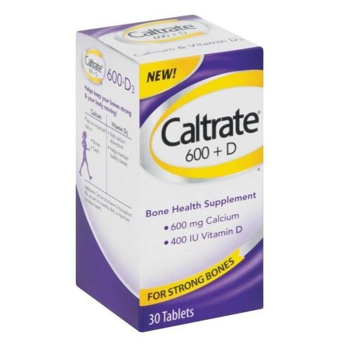Caltrate 600 + D Bone Health Supplement Tablets - 30's
