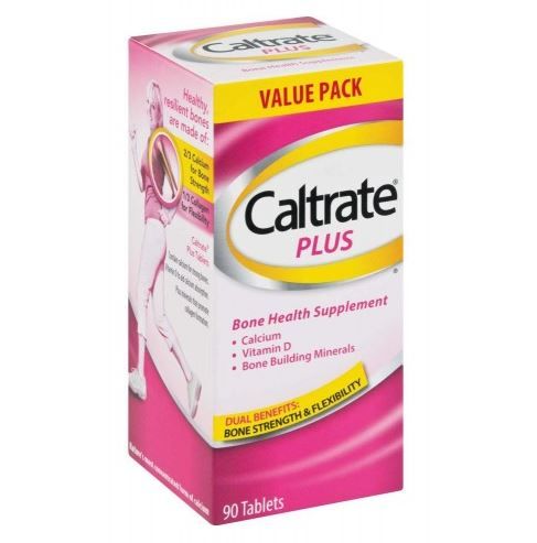 Caltrate Plus Tabs 90 Solid 500iu Vit D