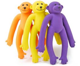 purple monkey dog toy