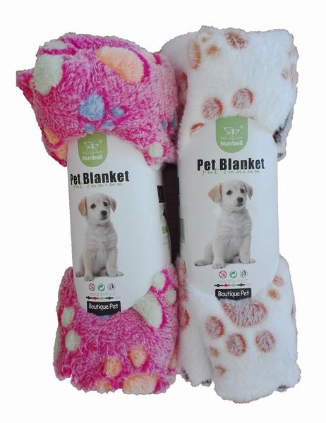 Super Soft Pet Blanket Set of 2 for Female Pets