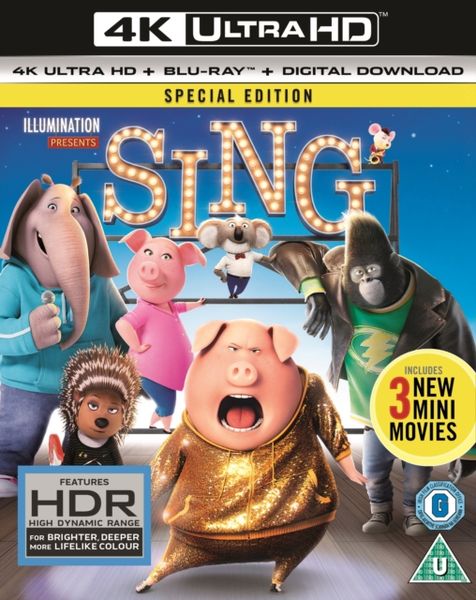 Sing (4K Ultra HD + Blu-Ray)
