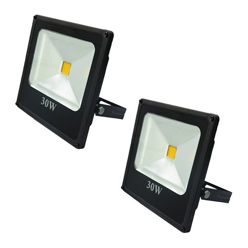 Super Bright 30W Redisson Slim LED Flood Light - Set of 2