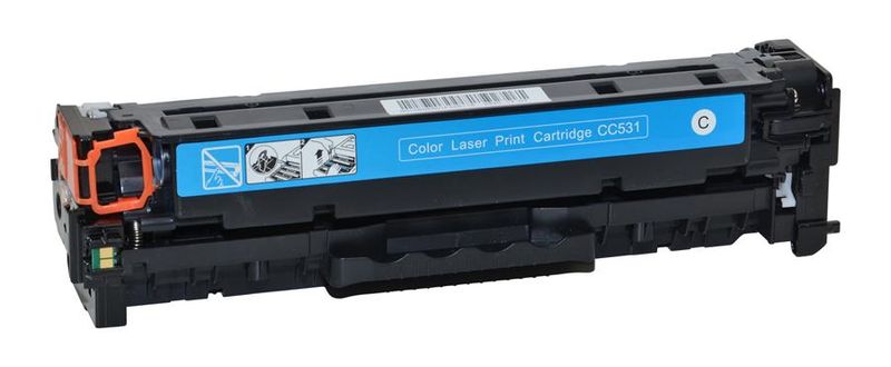 Generic HP CC531A 531A HP 304 A Cyan Compatible Toner Cartridge
