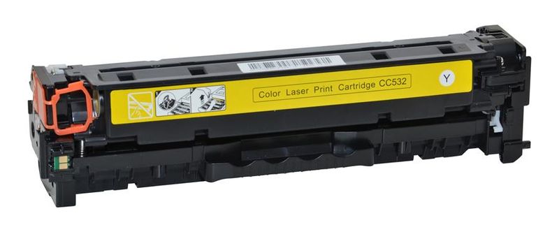 Generic HP CC532A 532A HP 304 A Yellow Compatible Toner Cartridge