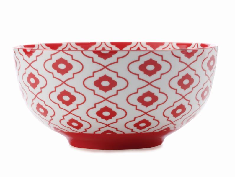 Christopher Vine - Alcazar Bowl - 18cm - Red Bold