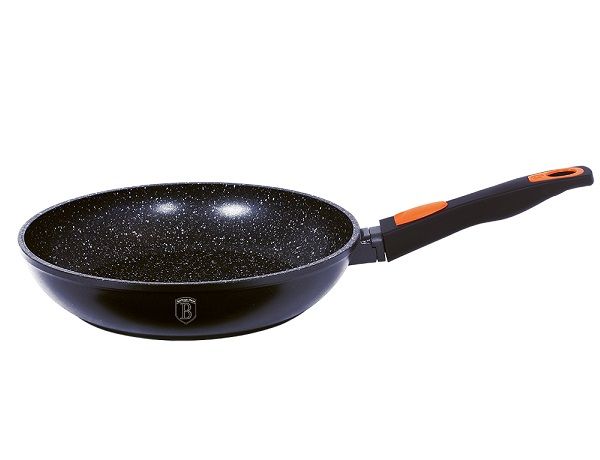 Berlinger Haus 24cm Oven Safe Marble Coating Detachable Handle Fry Pan Black - Granit Diamond Line