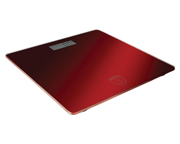 Berlinger Haus Digital 150kg Bathroom Scale - Burgundy Metallic