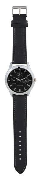 Digitime Men's Typhoon Black Dial Analogue Watch - Black