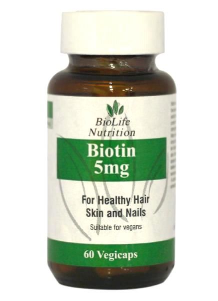 Biotin 5mg - 60 Vegicaps