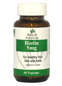 Biotin 5mg - 60 Vegicaps | Buy Online in South Africa 