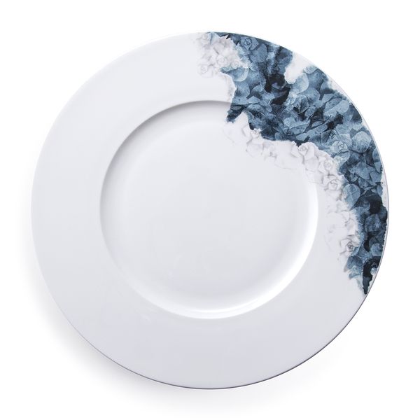 Carrol Boyes - Dinner Plate Set of 4 -Moody Bloom - White