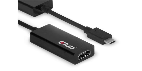 Club 3D USB 3.1 Type C to HDMI 2.0 UHD Active Adapter