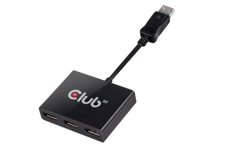 Club 3D MST Hub Displayport to Triple DP Monitor Adapter