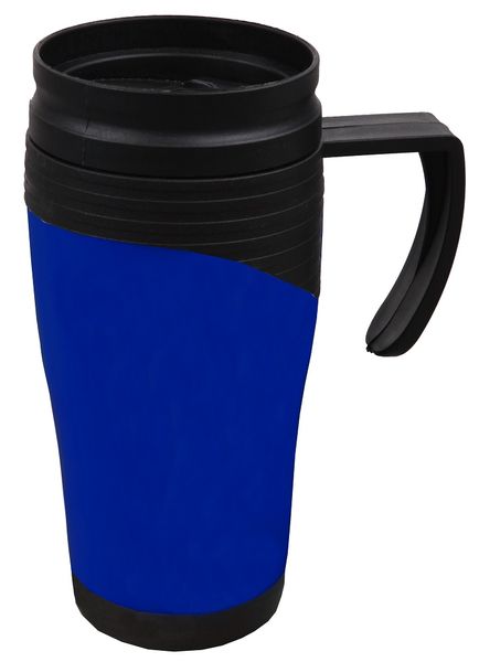 Marco Plastic Travel Mug In Blue - 450ml