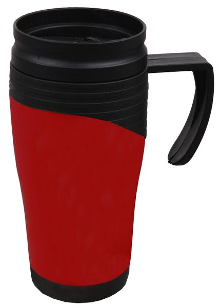 Marco Plastic Travel Mug In Red - 450ml