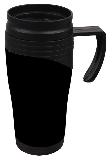 Marco Plastic Travel Mug In Black - 450ml