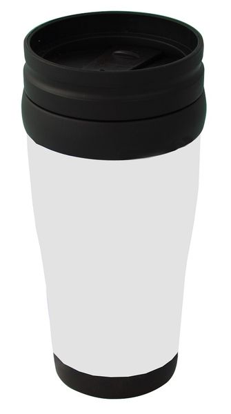 Marco Plastic Carry Mug - White