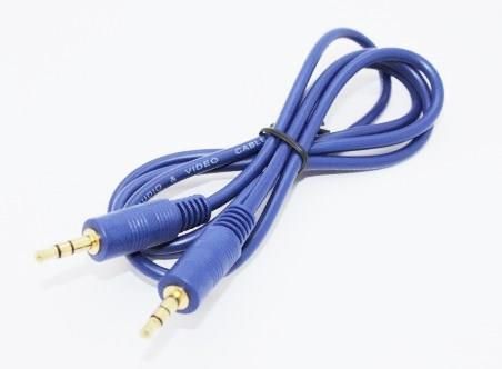 3.5mm Stereo Male to 3.5mm Stereo Male (1M) - Blue