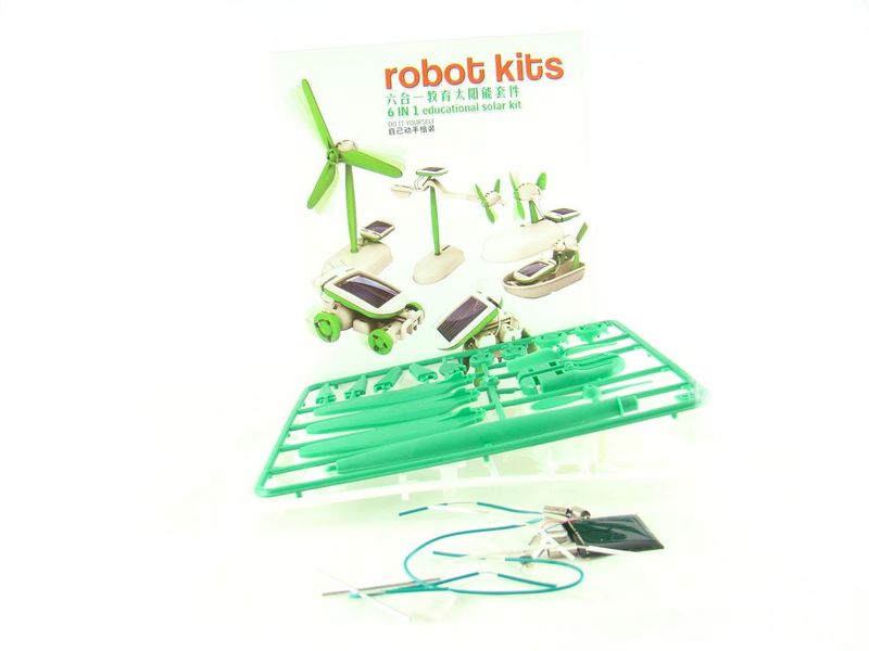 6in1 Robot Kits Educational Solar Kit STEM 2011- DIY, Crafts, Learn, Build