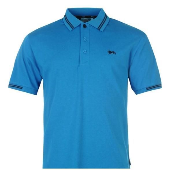 Lonsdale Lion Polo Mens Shirt - Blue