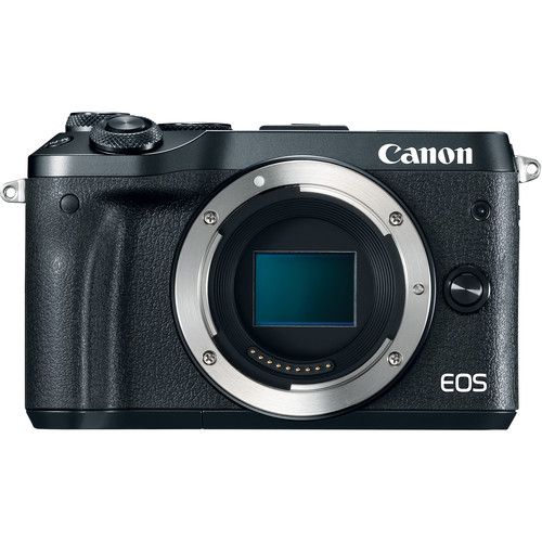 Canon EOS M6 Mirrorless Camera Body Only - Black
