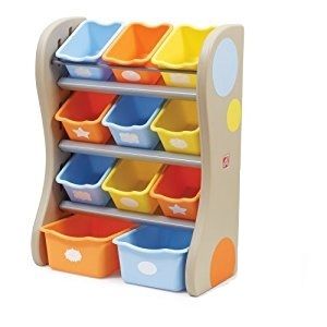 Step 2 Fun Time Room Organiser for Kids Storage in Tropical Colours