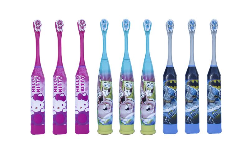 Hello Kitty, Batman &amp; Sponge Bob Turbo Brush Combo - Large