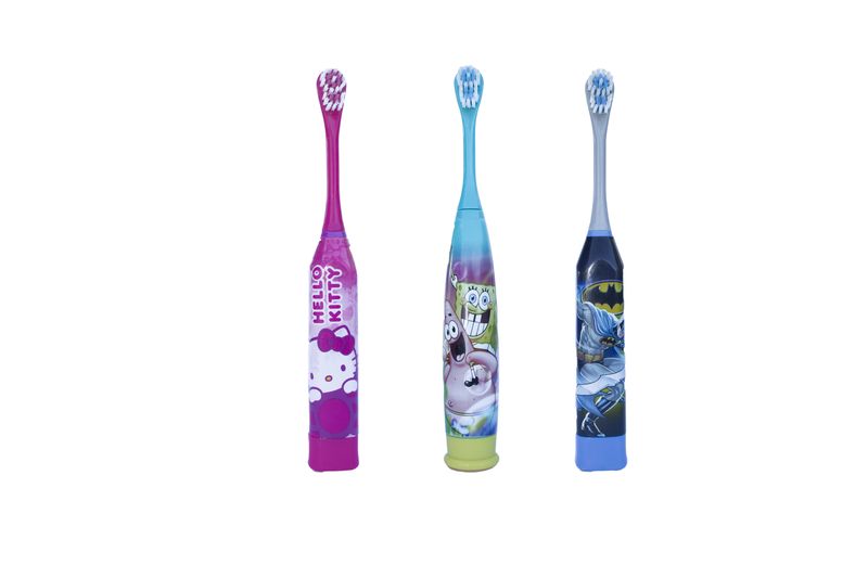 Hello Kitty, Batman &amp; Sponge Bob Turbo Brush Combo - Small
