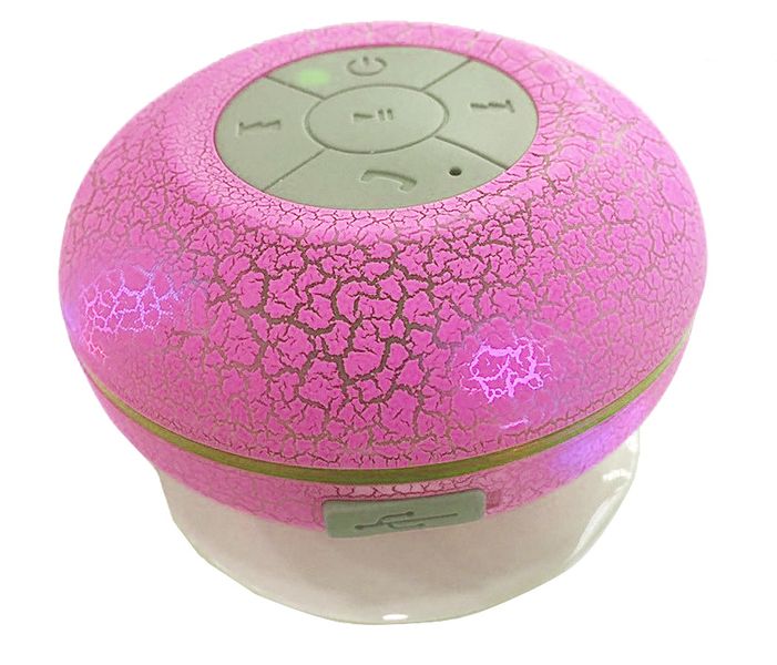 Waterproof Bluetooth Mini Speaker With Mic - BTS-06 - Green