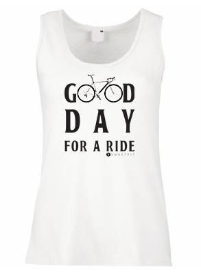 SweetFit- Good Day Ladies White Vest