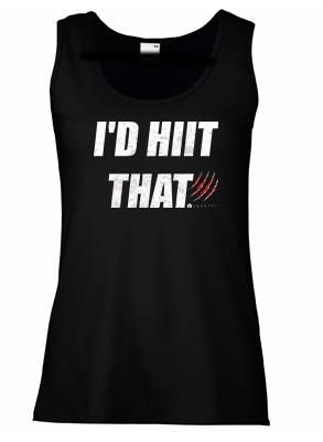 SweetFit- HIIT Ladies Black Vest