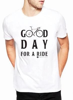 SweetFit- Good Day Men's White Tee