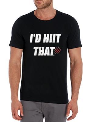 SweetFit- HIIT Men's Black Tee