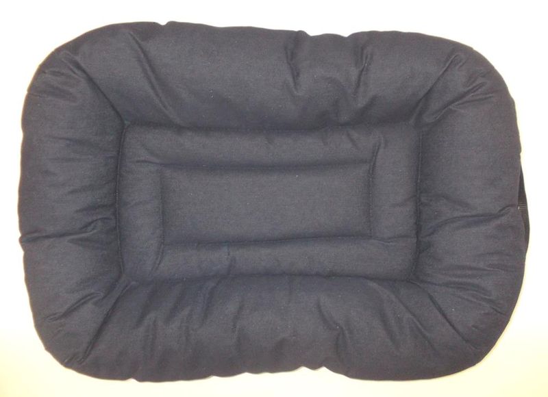 Rectangular Dog Bed 68x90cm - Blue Denim