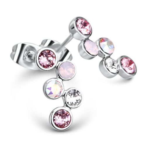 Dianna Earrings &amp; Necklace Set Made With Swarovski Crystals - DJ-S0847