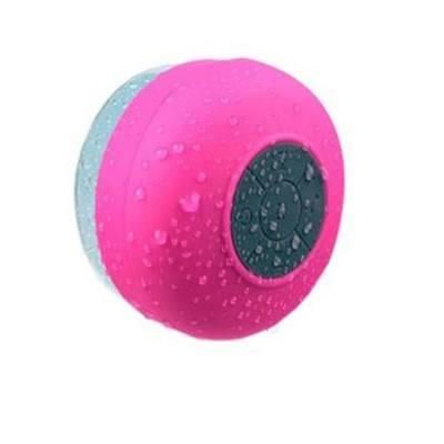 Bluetooth Shower Speaker with Mic - Hot Pink